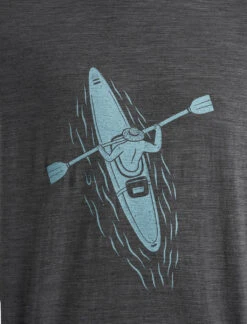 Icebreaker Tech Lite II Short Sleeve Tee - Men's|-|T-shirt à Manches Courtes Tech Lite II - Homme -Icebreaker ICE IB0A56CY 7E 7EDetail2 20Gritstone 20Heather