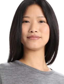 Icebreaker Granary Merino Long Sleeve T-Shirt - Women's|-|T-shirt à Manches Longues En Laine Mérinos Granary - Femme -Icebreaker ICE IB0A56D4 7E 7EDetail 20Gritstone 20Heather 6d7cbbc7 2d57 4ee8 85a0 51fd6e9741ca