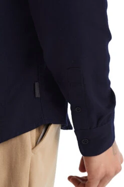 Icebreaker Steveston Long Sleeve Shirt - Men's|-|Chemise à Manches Longues Steveston - Homme -Icebreaker ICE IB0A56EF 7E 7EDetail1 20Midnight 20Navy