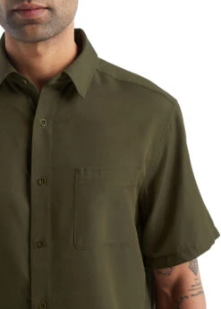 Icebreaker Steveston Short Sleeve Shirt - Men's|-|Chemise à Manches Courtes Steveston - Homme 27 Icebreaker Steveston Short Sleeve Shirt - Men's|-|Chemise à Manches Courtes Steveston - Homme -Icebreaker ICE IB0A56EG 7E 7EDetail 20Loden