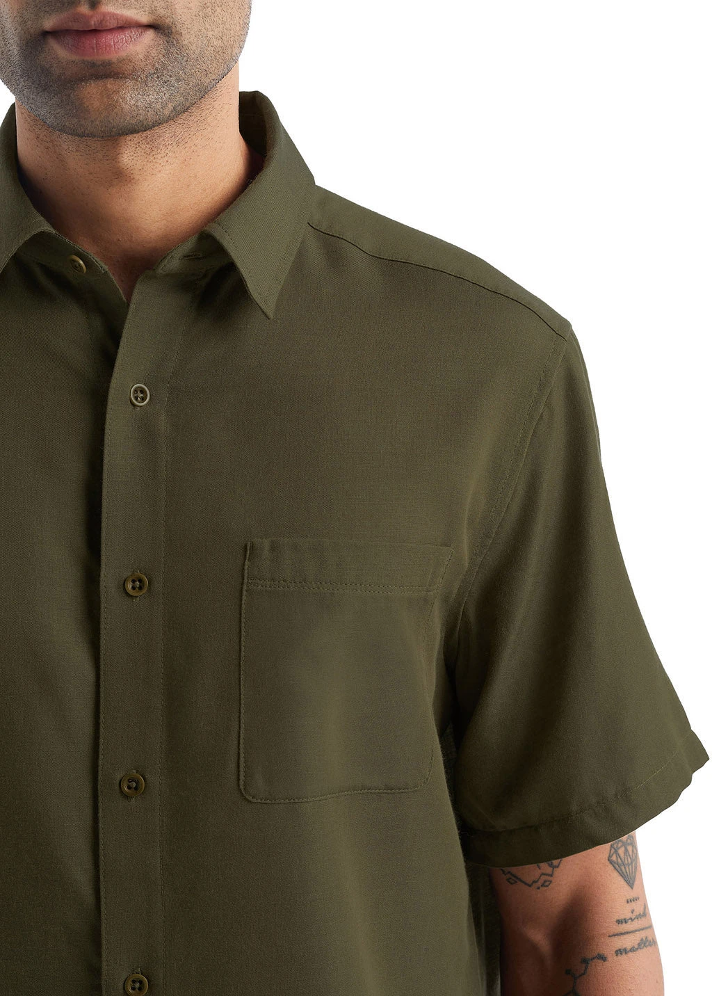 Icebreaker Steveston Short Sleeve Shirt - Men's|-|Chemise à Manches Courtes Steveston - Homme 9 Icebreaker Steveston Short Sleeve Shirt - Men's|-|Chemise à Manches Courtes Steveston - Homme - Image 7