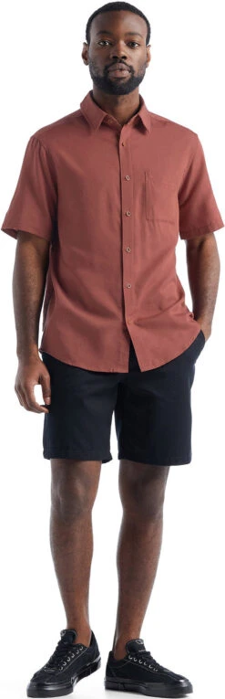 Icebreaker Steveston Short Sleeve Shirt - Men's|-|Chemise à Manches Courtes Steveston - Homme 34 Icebreaker Steveston Short Sleeve Shirt - Men's|-|Chemise à Manches Courtes Steveston - Homme -Icebreaker ICE IB0A56EG 7E 7EFront 20Grape