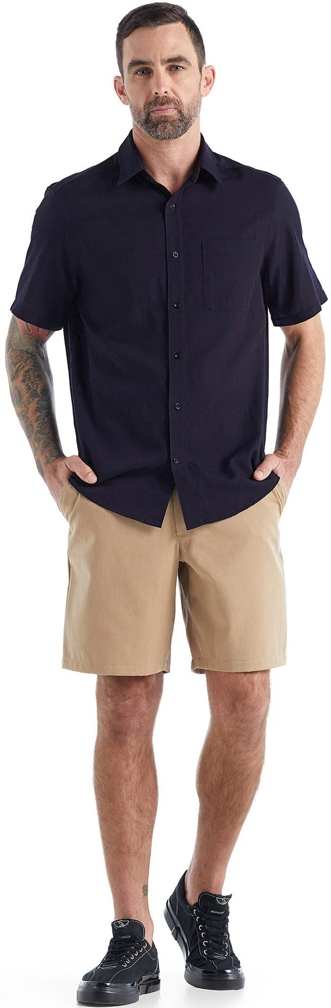 Icebreaker Steveston Short Sleeve Shirt - Men's|-|Chemise à Manches Courtes Steveston - Homme 13 Icebreaker Steveston Short Sleeve Shirt - Men's|-|Chemise à Manches Courtes Steveston - Homme - Image 11