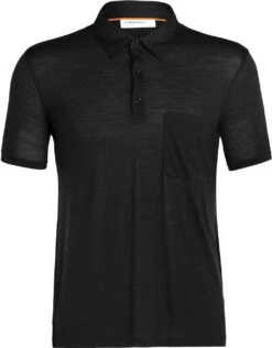 Icebreaker Drayden Short Sleeve Polo Tee - Men's|-|T-shirt Polo à Manches Courtes De Drayden - Homme 24 Icebreaker Drayden Short Sleeve Polo Tee - Men's|-|T-shirt Polo à Manches Courtes De Drayden - Homme -Icebreaker ICE IB0A56EI 7EBlack