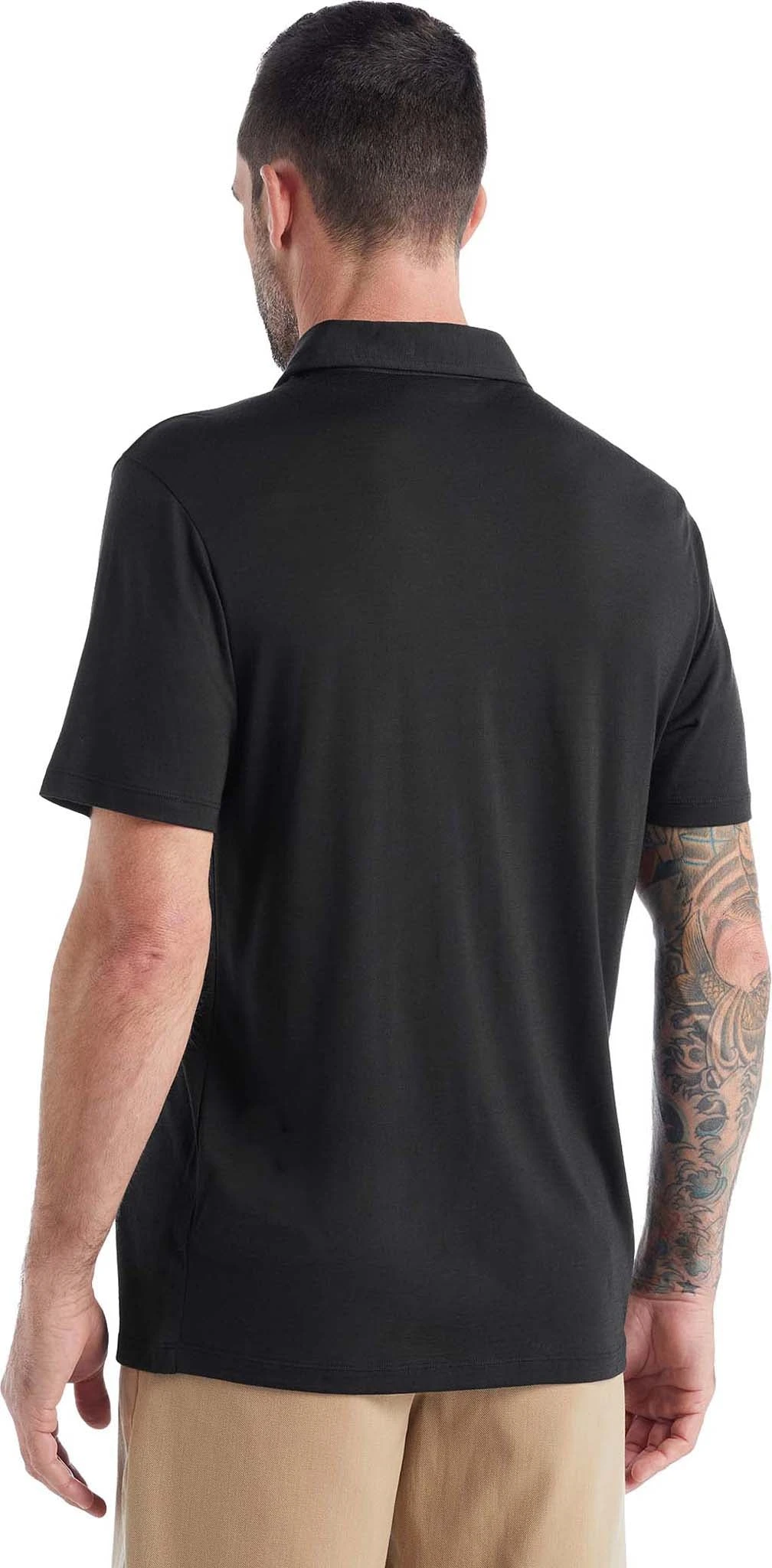 Icebreaker Drayden Short Sleeve Polo Tee - Men's|-|T-shirt Polo à Manches Courtes De Drayden - Homme 12 Icebreaker Drayden Short Sleeve Polo Tee - Men's|-|T-shirt Polo à Manches Courtes De Drayden - Homme - Image 10