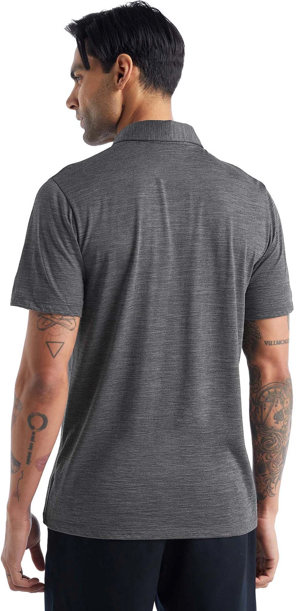 Icebreaker Drayden Short Sleeve Polo Tee - Men's|-|T-shirt Polo à Manches Courtes De Drayden - Homme 13 Icebreaker Drayden Short Sleeve Polo Tee - Men's|-|T-shirt Polo à Manches Courtes De Drayden - Homme - Image 11