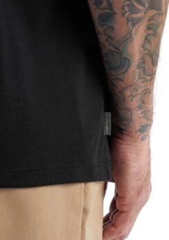 Icebreaker Drayden Short Sleeve Polo Tee - Men's|-|T-shirt Polo à Manches Courtes De Drayden - Homme 33 Icebreaker Drayden Short Sleeve Polo Tee - Men's|-|T-shirt Polo à Manches Courtes De Drayden - Homme -Icebreaker ICE IB0A56EI 7E 7EDetail3 20Black