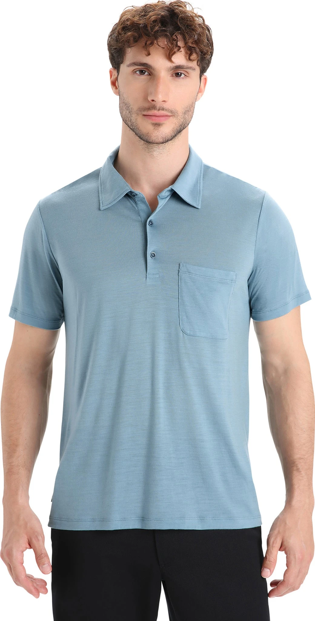 Icebreaker Drayden Short Sleeve Polo Tee - Men's|-|T-shirt Polo à Manches Courtes De Drayden - Homme 21 Icebreaker Drayden Short Sleeve Polo Tee - Men's|-|T-shirt Polo à Manches Courtes De Drayden - Homme - Image 19