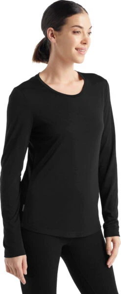Icebreaker Sphere II Long Sleeves T-shirt - Women's|-|Haut à Manches Longues Sphere II - Femme 30 Icebreaker Sphere II Long Sleeves T-shirt - Women's|-|Haut à Manches Longues Sphere II - Femme -Icebreaker ICE IB0A56EJ 7E 7EFront1 20Black