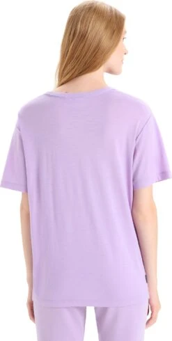 Icebreaker Granary SS Tee - Women's|-|T-shirt à Manches Courtes Granary - Femme 23 Icebreaker Granary SS Tee - Women's|-|T-shirt à Manches Courtes Granary - Femme -Icebreaker ICE IB0A56EM 7E 7EBack 20Purple 20Gaze