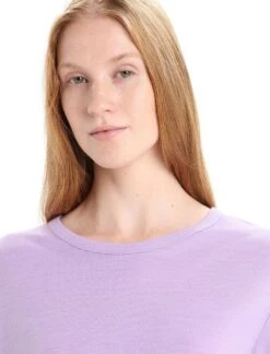 Icebreaker Granary SS Tee - Women's|-|T-shirt à Manches Courtes Granary - Femme 27 Icebreaker Granary SS Tee - Women's|-|T-shirt à Manches Courtes Granary - Femme -Icebreaker ICE IB0A56EM 7E 7EDetail1 20Purple 20Gaze