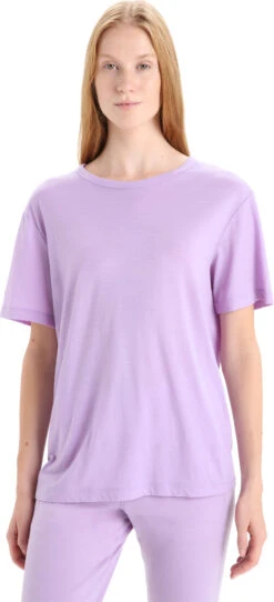 Icebreaker Granary SS Tee - Women's|-|T-shirt à Manches Courtes Granary - Femme 26 Icebreaker Granary SS Tee - Women's|-|T-shirt à Manches Courtes Granary - Femme -Icebreaker ICE IB0A56EM 7E 7EFront 20Purple 20Gaze