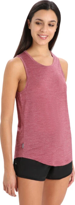 Icebreaker Sphere II Tank - Women's|-|Camisole Sphere II - Femme -Icebreaker ICE IB0A56EZ 7E 7EFront 20Cherry 20Heather