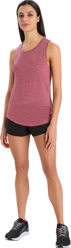 Icebreaker Sphere II Tank - Women's|-|Camisole Sphere II - Femme -Icebreaker ICE IB0A56EZ 7E 7EStandard 20Outfit 20Cherry 20Heather 6551bcff 752a 40e9 b2d3 d7c81c0658e6