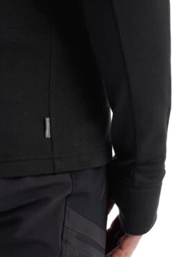 Icebreaker Quantum III Full Zip Merino Sweatshirt - Men's|-|Chandail De Mérinos à Glissière Quantum III - Homme -Icebreaker ICE IB0A56FP 7E 7EDetail3 20Black