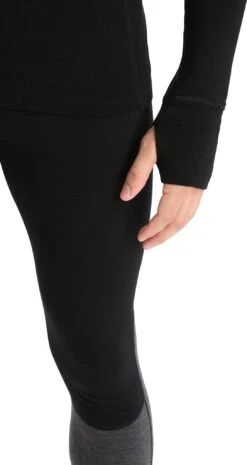 Icebreaker ZoneKnit Insulated Long Sleeve Hoodie - Men's|-|Chandail à Capuchon Isolé à Manches Longues ZoneKnit - Homme -Icebreaker ICE IB0A56GR 7E 7EDetail2 20Black