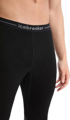 Icebreaker 200 ZoneKnit Leggings - Men's |-|Legging 200 ZoneKnit - Homme -Icebreaker ICE IB0A56HB 7E 7EDetail1 20Black 20 20Jet 20Heather 20 20Cb