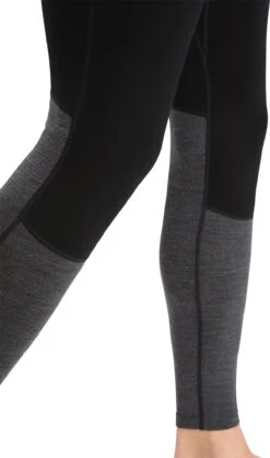 Icebreaker 200 ZoneKnit Leggings - Men's |-|Legging 200 ZoneKnit - Homme -Icebreaker ICE IB0A56HB 7E 7EDetail2 20Black 20 20Jet 20Heather 20 20Cb 18ecbad6 d615 4b1b 9ed1 9d4bb5cc07e9