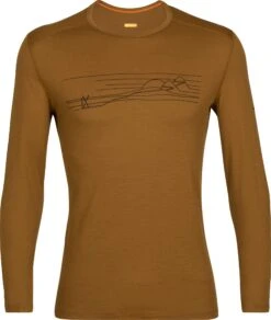 Icebreaker 200 Oasis Long Sleeve Crewe Baselayer Top - Men's|-|Couche De Base à Manches Longues Et Col Rond 200 Oasis - Homme -Icebreaker ICE IB0A56HU 7EClove