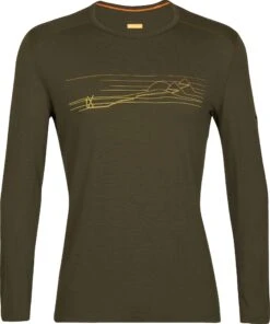 Icebreaker 200 Oasis Long Sleeve Crewe Baselayer Top - Men's|-|Couche De Base à Manches Longues Et Col Rond 200 Oasis - Homme -Icebreaker ICE IB0A56HU 7ELoden