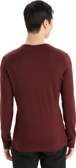 Icebreaker 200 Oasis Long Sleeve Crewe Baselayer Top - Men's|-|Couche De Base à Manches Longues Et Col Rond 200 Oasis - Homme -Icebreaker ICE IB0A56HU 7E 7EDetail2 20Espresso