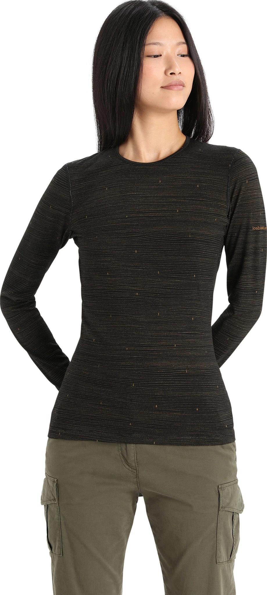 Icebreaker 200 Oasis Long Sleeve Crewe Base Layer Top - Women's|-|Couche De Base à Manches Longues Et Col Rond 200 Oasis - Femme 14 Icebreaker 200 Oasis Long Sleeve Crewe Base Layer Top - Women's|-|Couche De Base à Manches Longues Et Col Rond 200 Oasis - Femme - Image 12