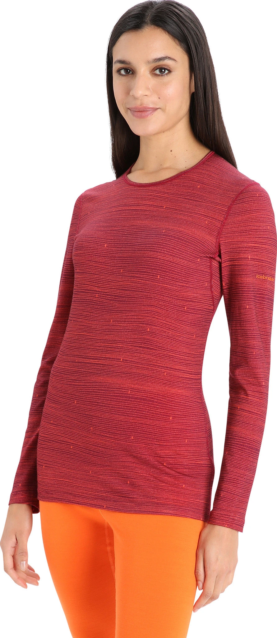 Icebreaker 200 Oasis Long Sleeve Crewe Base Layer Top - Women's|-|Couche De Base à Manches Longues Et Col Rond 200 Oasis - Femme 17 Icebreaker 200 Oasis Long Sleeve Crewe Base Layer Top - Women's|-|Couche De Base à Manches Longues Et Col Rond 200 Oasis - Femme - Image 15