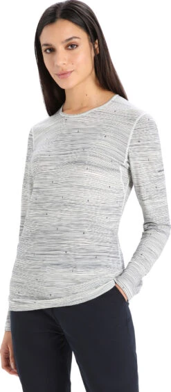 Icebreaker 200 Oasis Long Sleeve Crewe Base Layer Top - Women's|-|Couche De Base à Manches Longues Et Col Rond 200 Oasis - Femme 28 Icebreaker 200 Oasis Long Sleeve Crewe Base Layer Top - Women's|-|Couche De Base à Manches Longues Et Col Rond 200 Oasis - Femme -Icebreaker ICE IB0A56HX 7E 7EFront 20Snow 20 20Midnight 20Navy 20 20Aop 0f63e806 41c5 47fa bc92 ea976637c28f