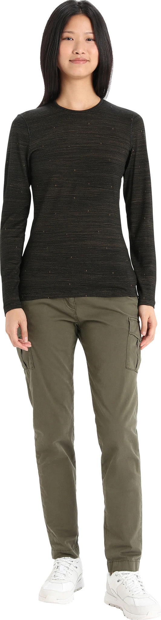 Icebreaker 200 Oasis Long Sleeve Crewe Base Layer Top - Women's|-|Couche De Base à Manches Longues Et Col Rond 200 Oasis - Femme 7 Icebreaker 200 Oasis Long Sleeve Crewe Base Layer Top - Women's|-|Couche De Base à Manches Longues Et Col Rond 200 Oasis - Femme - Image 5