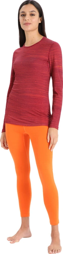 Icebreaker 200 Oasis Long Sleeve Crewe Base Layer Top - Women's|-|Couche De Base à Manches Longues Et Col Rond 200 Oasis - Femme 35 Icebreaker 200 Oasis Long Sleeve Crewe Base Layer Top - Women's|-|Couche De Base à Manches Longues Et Col Rond 200 Oasis - Femme -Icebreaker ICE IB0A56HX 7E 7EStandard 20Outfit 20Cherry 20 20Flash 20 20Aop