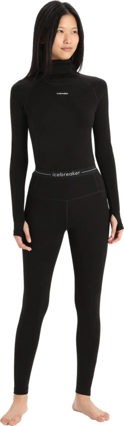 Icebreaker 260 Tech High Rise Leggings - Women's|-|Legging à Taille Haute 260 Tech - Femme 10 Icebreaker 260 Tech High Rise Leggings - Women's|-|Legging à Taille Haute 260 Tech - Femme -Icebreaker ICE IB0A56I4 7E 7EStandard 20Outfit 20Black