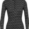 Icebreaker 250 Vertex Long Sleeve Half Zip Base Layer Top - Women's|-|Couche De Base à Manches Longues Et Demi-glissière 250 Vertex - Femme -Icebreaker ICE IB0A56I9 7EBlack 20 20Snow 20 20J