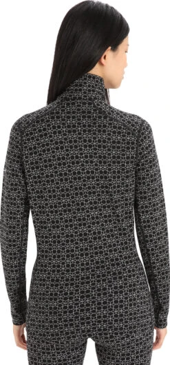 Icebreaker 250 Vertex Long Sleeve Half Zip Base Layer Top - Women's|-|Couche De Base à Manches Longues Et Demi-glissière 250 Vertex - Femme -Icebreaker ICE IB0A56I9 7E 7EBack 20Black 20 20Snow 20 20J b87bede8 d8fd 44f5 a002 a3d12d7a1fcb