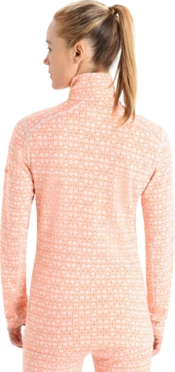 Icebreaker 250 Vertex Long Sleeve Half Zip Base Layer Top - Women's|-|Couche De Base à Manches Longues Et Demi-glissière 250 Vertex - Femme -Icebreaker ICE IB0A56I9 7E 7EBack 20Snow 20 20Flash 20 20J