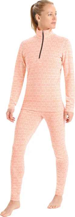 Icebreaker 250 Vertex Long Sleeve Half Zip Base Layer Top - Women's|-|Couche De Base à Manches Longues Et Demi-glissière 250 Vertex - Femme -Icebreaker ICE IB0A56I9 7E 7EStandard 20Outfit 20Snow 20 20Flash 20 20J