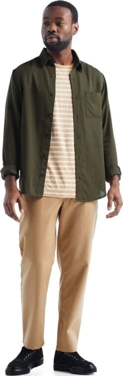 Icebreaker Berlin Pants - Men's|-|Pantalon Berlin - Homme -Icebreaker ICE IB0A56KD 7E 7EFront2 20Sand