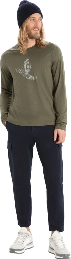 Icebreaker Tech Lite II Long Sleeve Merino Tee - Men's|-|T-shirt à Manches Longues En Mérinos Tech Lite II - Homme -Icebreaker ICE IB0A56KY 7E 7EStandard 20Outfit 20Loden