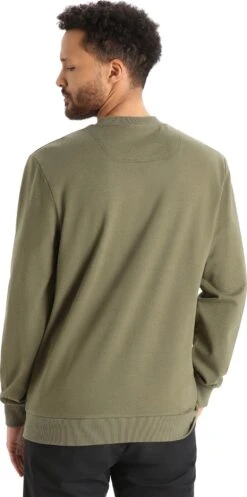 Icebreaker Central II Long Sleeve Sweatshirt - Men's|-|Chandail En Molleton Central II - Homme -Icebreaker ICE IB0A56KZ 7E 7EBack 20Loden c4b837d2 cf82 4aa2 8e79 4f2396109d0c