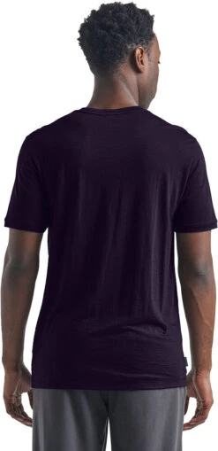 Icebreaker Spector Short Sleeve Crewe Seven Summits T-shirt - Men's|-|T-shirt Ras Du Cou à Manches Courtes Spector - Homme -Icebreaker ICE IB0A56LR 7E 7EBack 20Midnight 20Navy c18bb1cc f5a1 427a a786 f9985f23561e