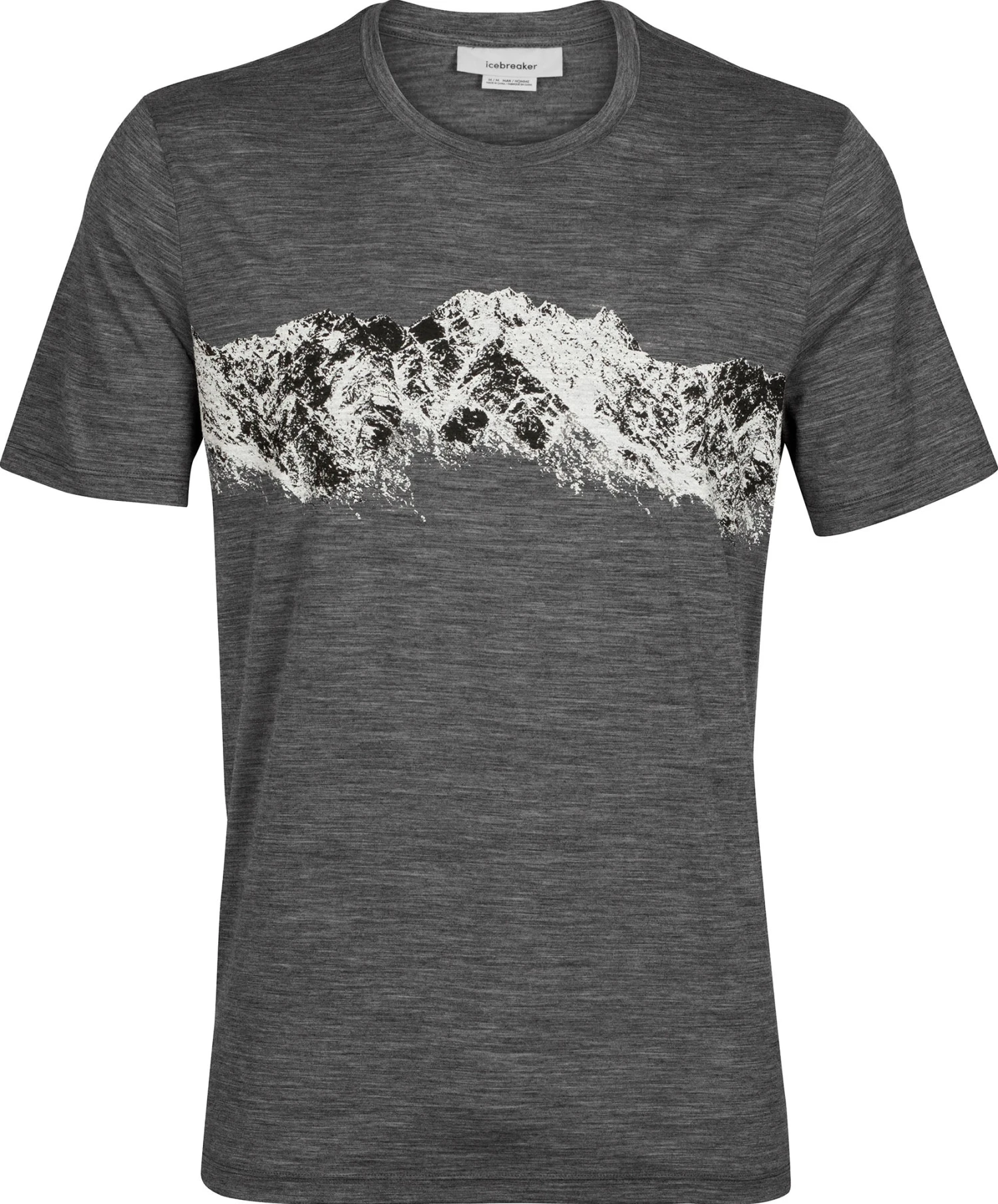 Icebreaker Tech Lite II Ski Stripes Merino Short Sleeve T-Shirt - Men's|-|T-shirt à Manches Courtes En Laine Mérinos Ski Stripes Tech Lite II - Homme 4 Icebreaker Tech Lite II Ski Stripes Merino Short Sleeve T-Shirt - Men's|-|T-shirt à Manches Courtes En Laine Mérinos Ski Stripes Tech Lite II - Homme - Image 2