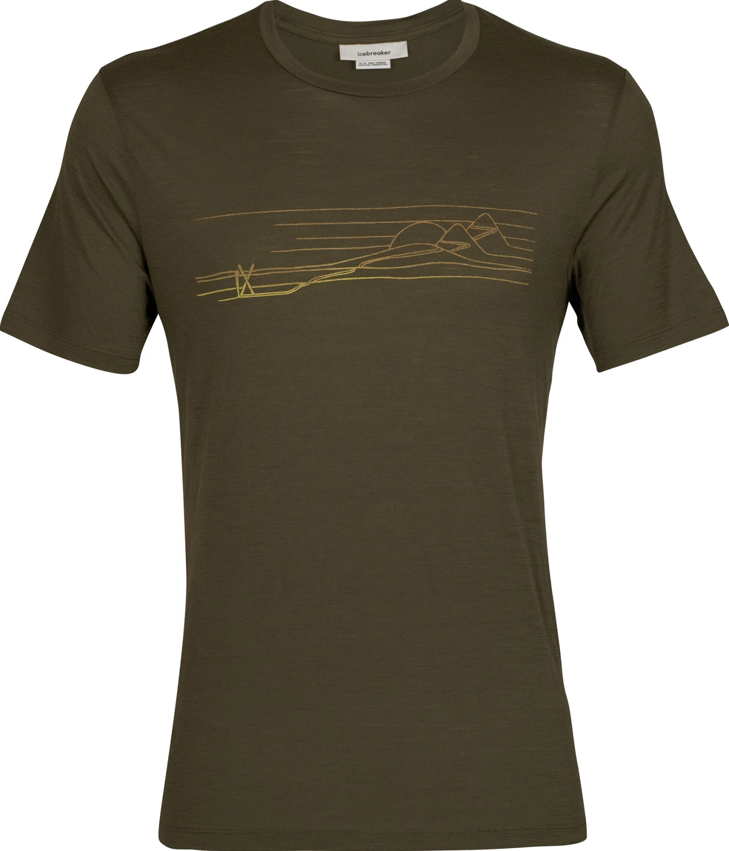 Icebreaker Tech Lite II Ski Stripes Merino Short Sleeve T-Shirt - Men's|-|T-shirt à Manches Courtes En Laine Mérinos Ski Stripes Tech Lite II - Homme 3 Icebreaker Tech Lite II Ski Stripes Merino Short Sleeve T-Shirt - Men's|-|T-shirt à Manches Courtes En Laine Mérinos Ski Stripes Tech Lite II - Homme