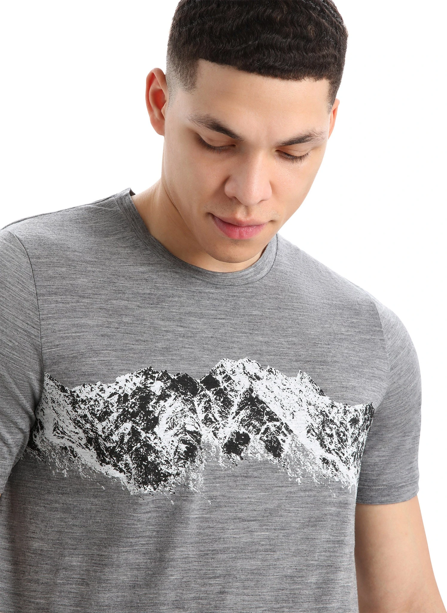 Icebreaker Tech Lite II Ski Stripes Merino Short Sleeve T-Shirt - Men's|-|T-shirt à Manches Courtes En Laine Mérinos Ski Stripes Tech Lite II - Homme 6 Icebreaker Tech Lite II Ski Stripes Merino Short Sleeve T-Shirt - Men's|-|T-shirt à Manches Courtes En Laine Mérinos Ski Stripes Tech Lite II - Homme - Image 4