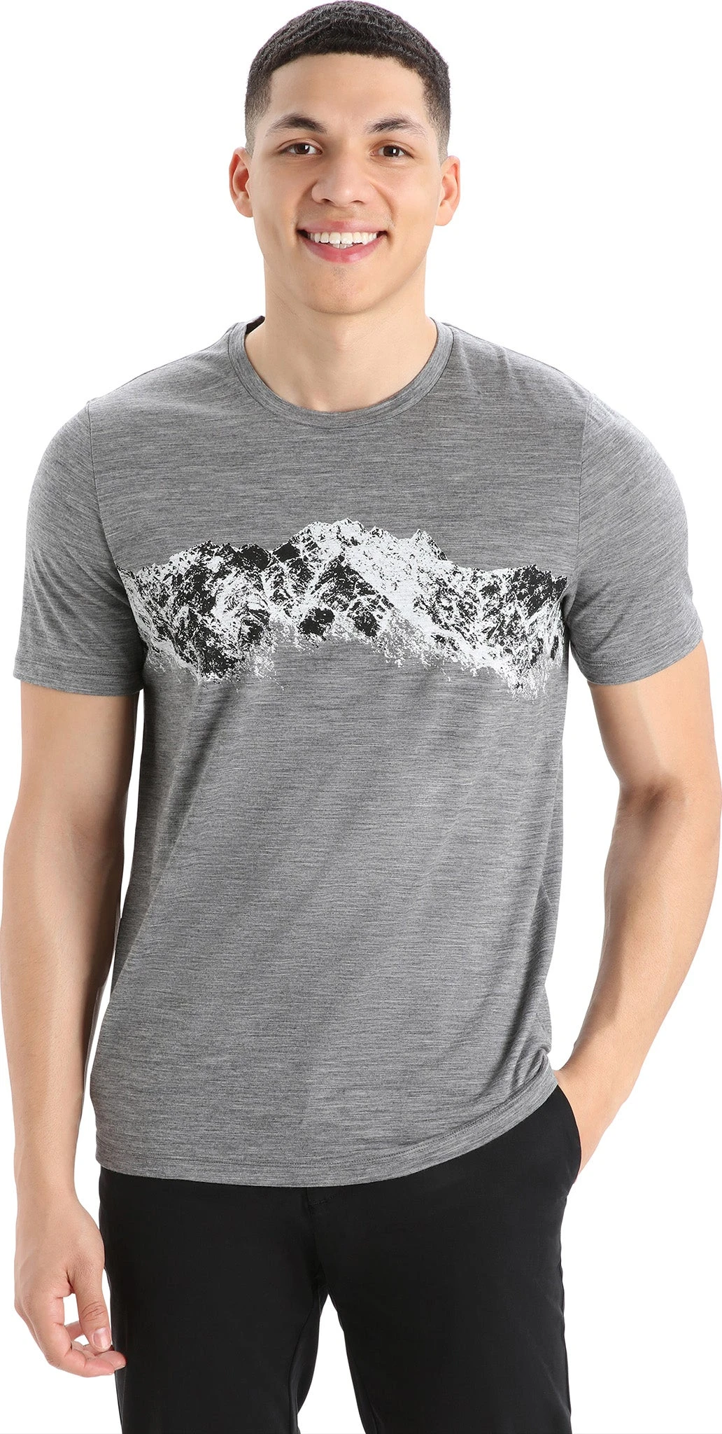 Icebreaker Tech Lite II Ski Stripes Merino Short Sleeve T-Shirt - Men's|-|T-shirt à Manches Courtes En Laine Mérinos Ski Stripes Tech Lite II - Homme 18 Icebreaker Tech Lite II Ski Stripes Merino Short Sleeve T-Shirt - Men's|-|T-shirt à Manches Courtes En Laine Mérinos Ski Stripes Tech Lite II - Homme - Image 16