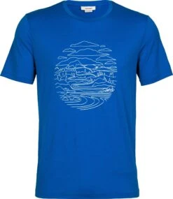 Icebreaker Tech Lite II Pump Track Merino Short Sleeve T-Shirt - Men's|-|T-shirt à Manches Courtes En Laine Mérinos Pump Track Tech Lite II - Homme