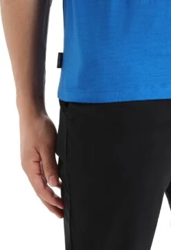 Icebreaker Tech Lite II Pump Track Merino Short Sleeve T-Shirt - Men's|-|T-shirt à Manches Courtes En Laine Mérinos Pump Track Tech Lite II - Homme -Icebreaker ICE IB0A56PTR 7E 7EDetail 20Lazurite