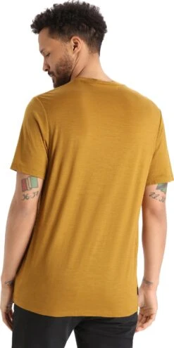 Icebreaker Tech Lite II Skiing Yeti Merino Short Sleeve T-Shirt - Men's|-|T-shirt à Manches Courtes En Laine Mérinos Skiing Yeti Tech Lite II - Homme -Icebreaker ICE IB0A56YET 7E 7EBack 20Clove 20 20Yeti