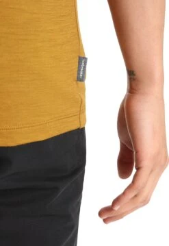 Icebreaker Tech Lite II Skiing Yeti Merino Short Sleeve T-Shirt - Men's|-|T-shirt à Manches Courtes En Laine Mérinos Skiing Yeti Tech Lite II - Homme -Icebreaker ICE IB0A56YET 7E 7EDetail3 20Clove 20 20Yeti