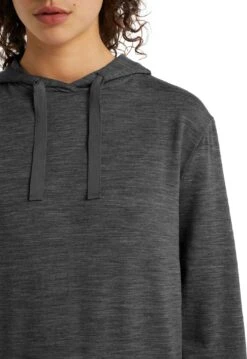 Icebreaker Crush LS Hoodie - Women's|-|Chandail à Capuchon à Manches Longues Crush - Femme -Icebreaker ICE IB0A59HJ 7E 7EDetail 20Gritstone 20Heather