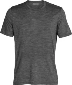 Icebreaker Tech Lite II Short Sleeve Tee - Men's|-|T-shirt à Manches Courtes Tech Lite II - Homme -Icebreaker ICE IB0A59IY 7EGritstone 20Heather