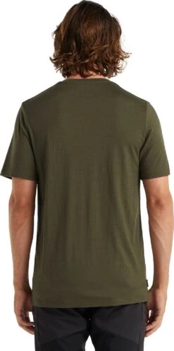 Icebreaker Tech Lite II Short Sleeve Tee - Men's|-|T-shirt à Manches Courtes Tech Lite II - Homme -Icebreaker ICE IB0A59IY 7E 7EBack 20Loden